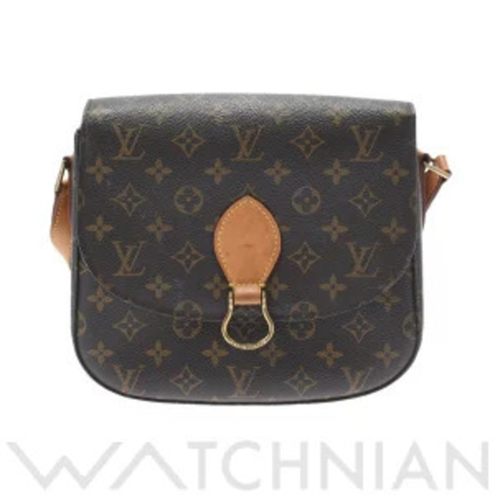 Louis Vuitton Monogram Saint Cloud Brown Canvas Shoulder Bag